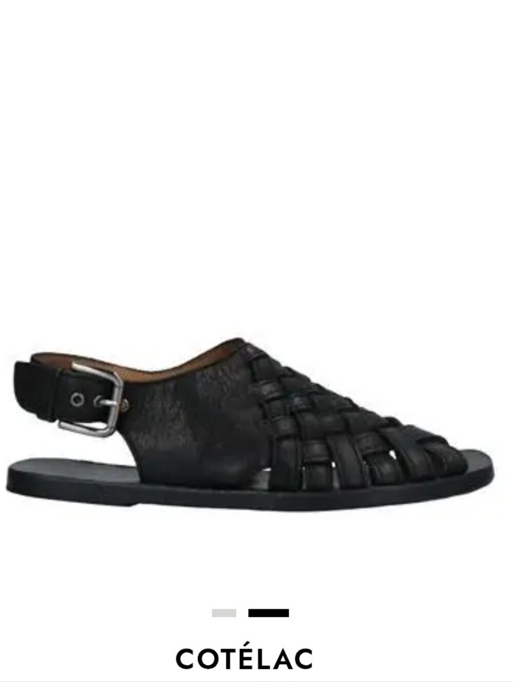 COTELAC LEATHER WOVEN SANDALS